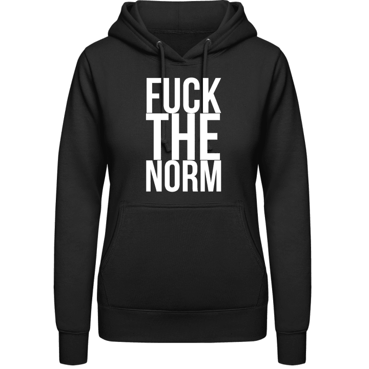 Fuck The Norm Hoodie för kvinnor contain pic
