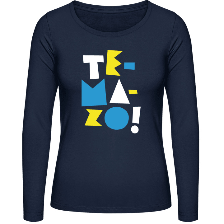 Temazo Frauen Langarmshirt contain pic