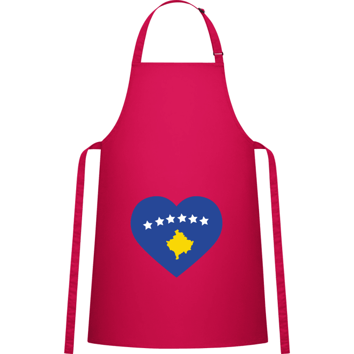 Kosovo Heart Flag Kitchen Apron contain pic