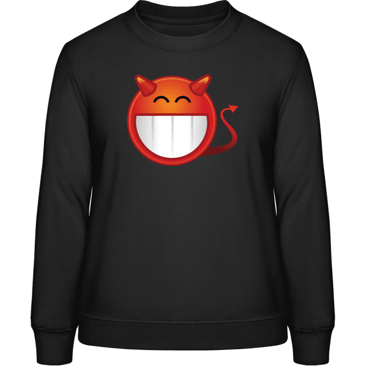 Devil Smiley Sweatshirt för kvinnor 0 image
