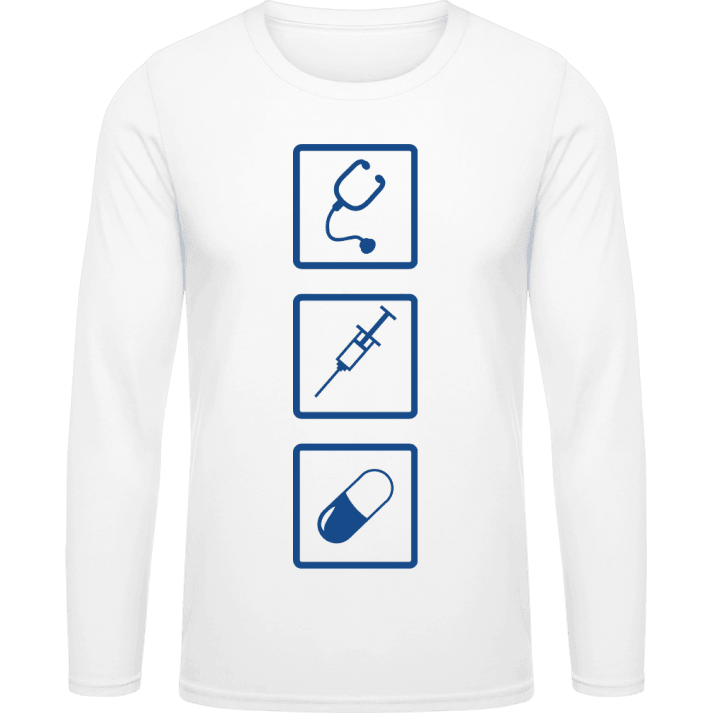 Medical Care T-shirt à manches longues contain pic