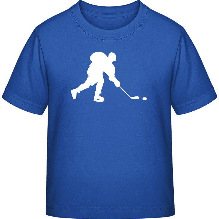 Ice Hockey Player Silhouette Kinder T-Shirt contain pic