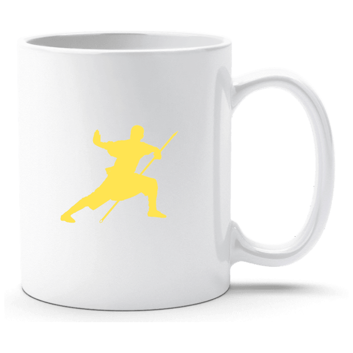 Kung Fu Silhouette Tasse contain pic