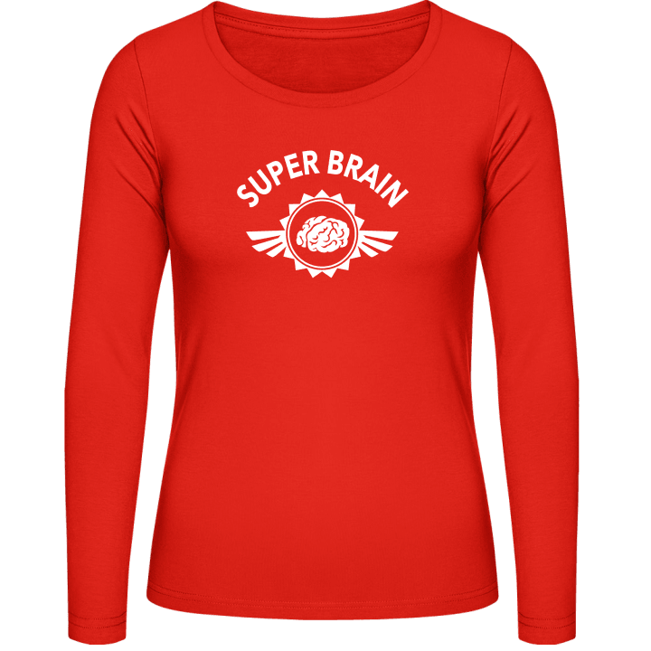 Super Brain T-shirt à manches longues pour femmes contain pic