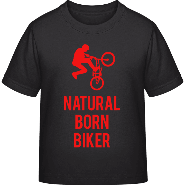 Natural Born Biker T-skjorte for barn contain pic