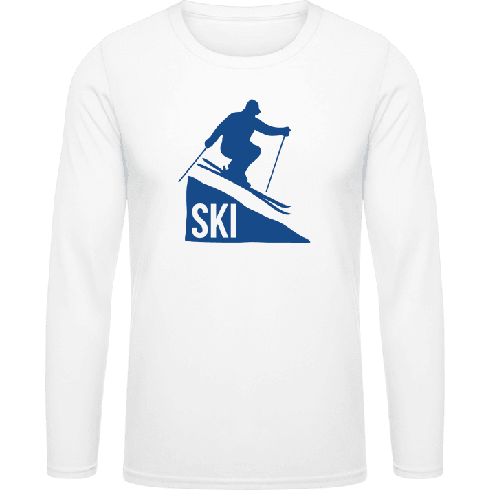 Jumping Ski T-shirt à manches longues contain pic
