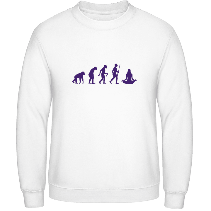 The Evolution of Yoga Sweatshirt contain pic
