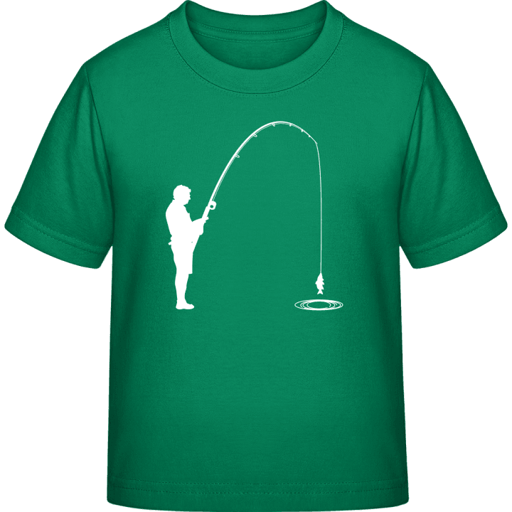 Angler Fisherman T-skjorte for barn contain pic