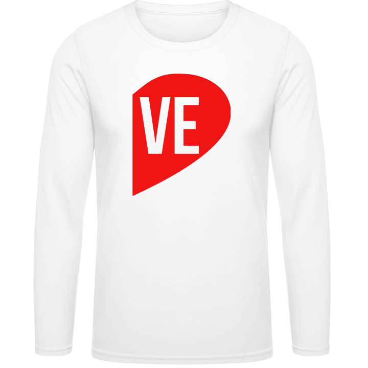 Love Couple Right Shirt met lange mouwen contain pic