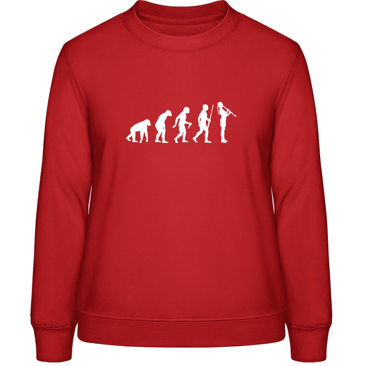 Clarinetist Evolution Frauen Sweatshirt contain pic