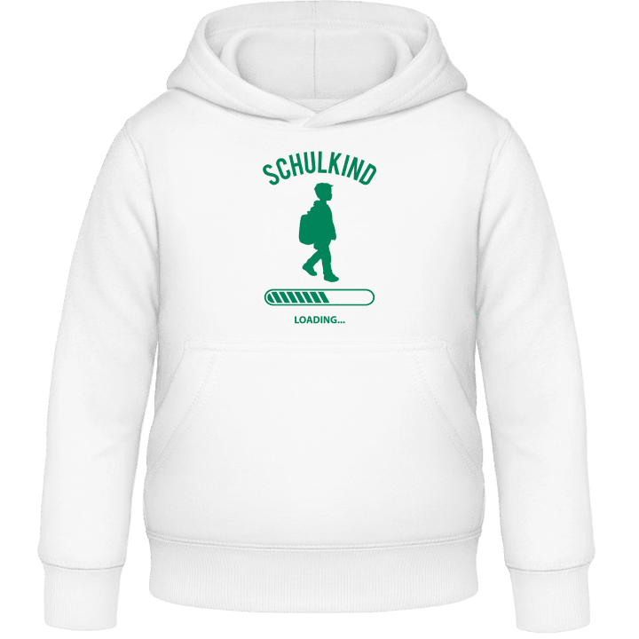 Schulkind Loading Silhouette Kids Hoodie contain pic