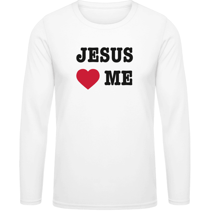 Jesus Heart Me T-shirt à manches longues contain pic