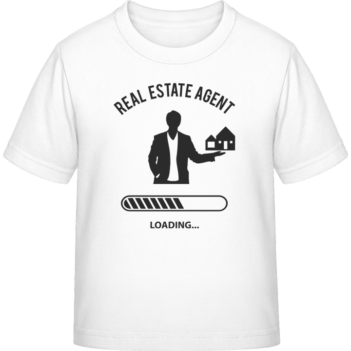 Real Estate Agent Loading T-shirt för barn contain pic