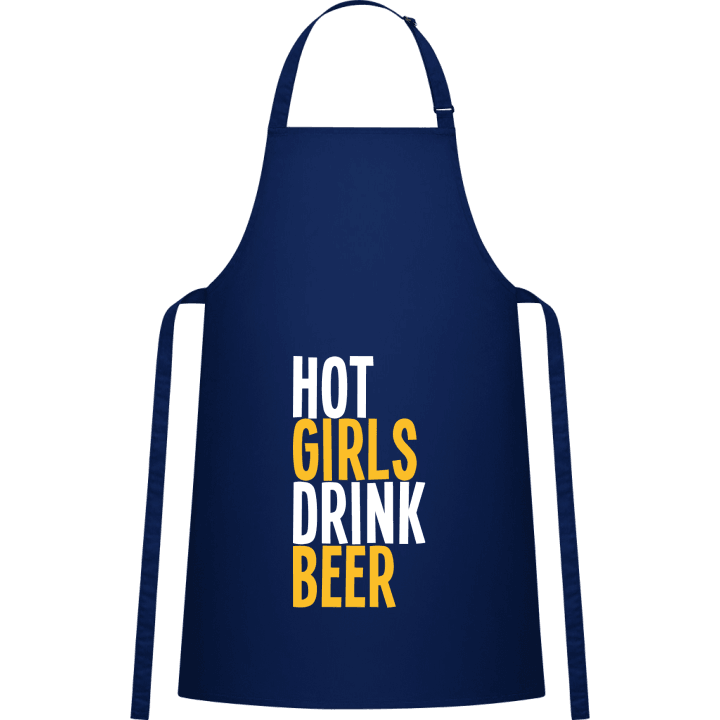 Hot Girls Drink Beer Delantal de cocina contain pic