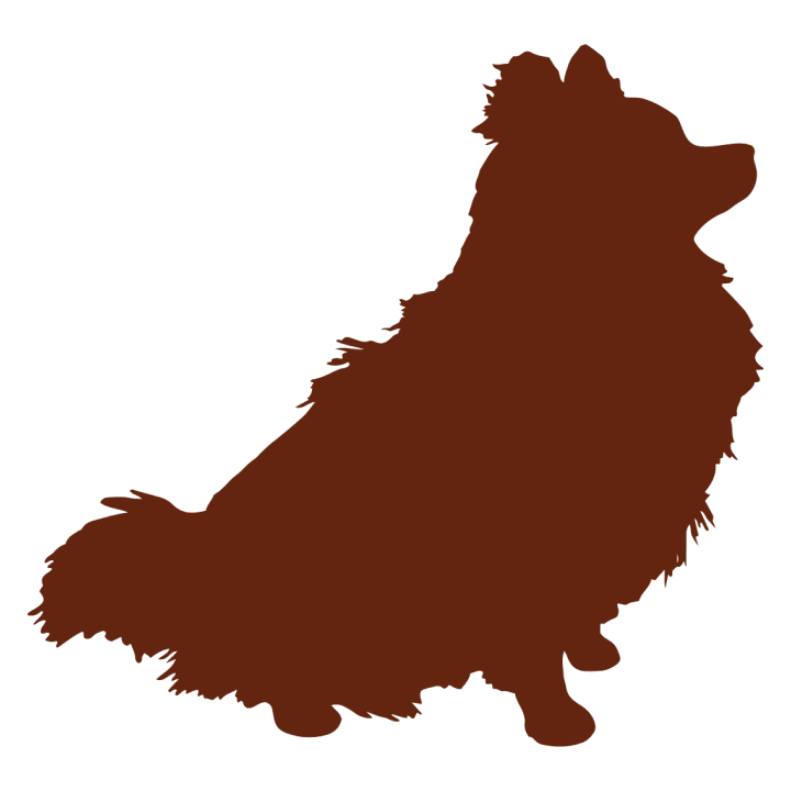 Pomeranian Dog Silhouette Frauen T-Shirt 0 image