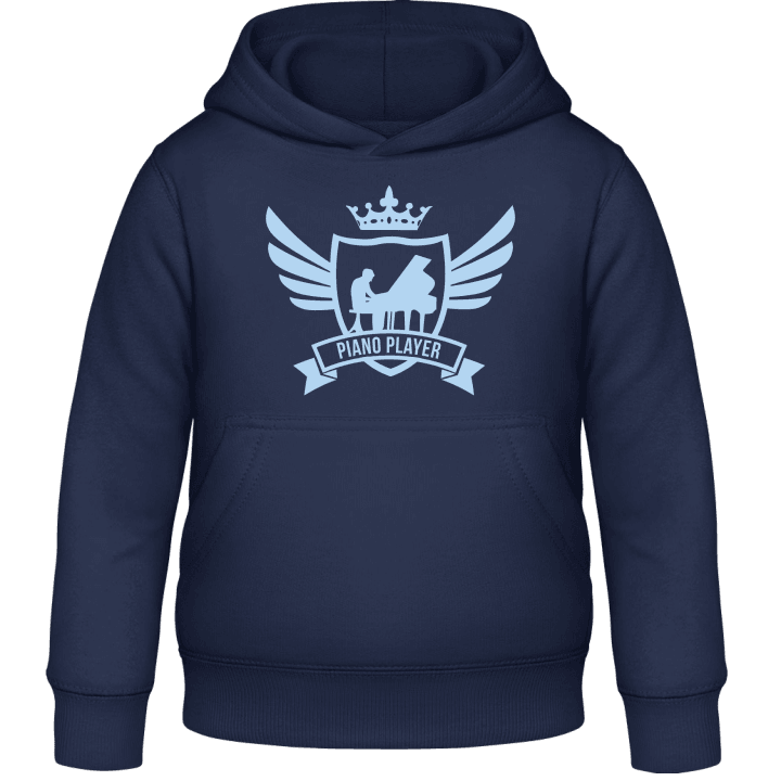 Piano Player Winged Kids Hoodie contain pic