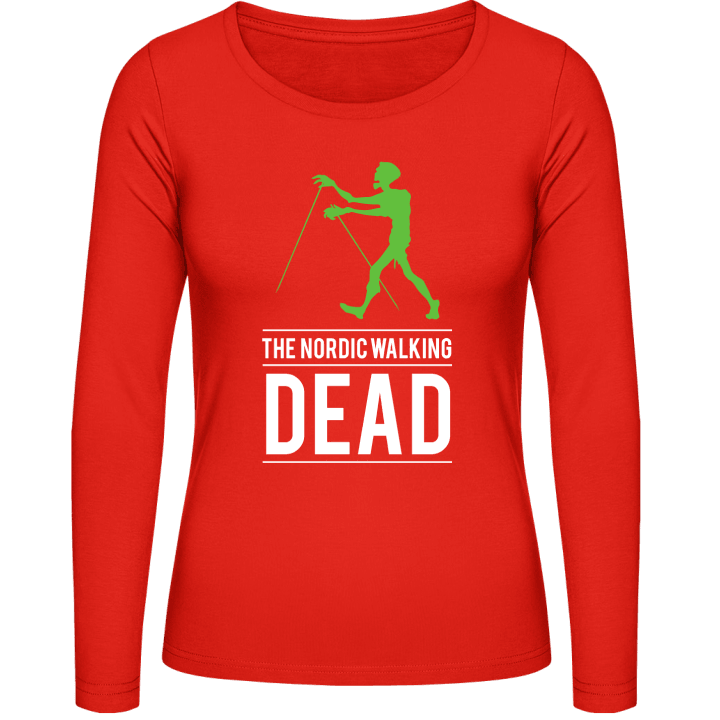 The Nordic Walking Dead T-shirt à manches longues pour femmes contain pic