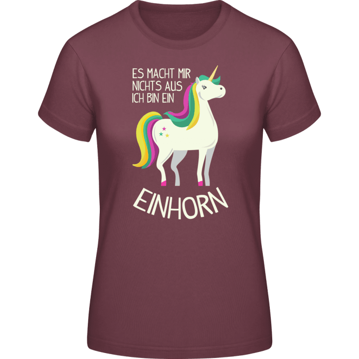Es macht mir nichts aus ich bin ein Einhorn Women T-Shirt 0 image