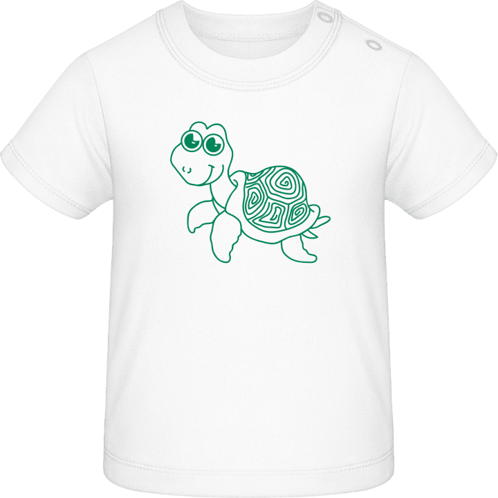 Turtle Comic Outline Baby T-Shirt 0 image