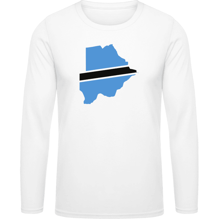 Botsuana Map T-shirt à manches longues contain pic
