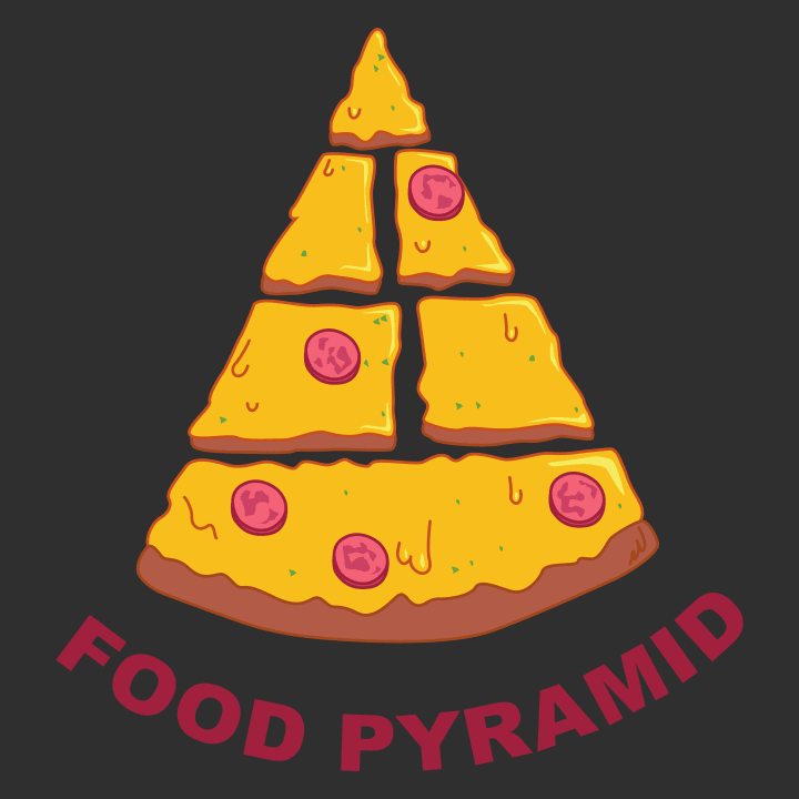 Food Pyramid Pizza T-shirt til kvinder 0 image