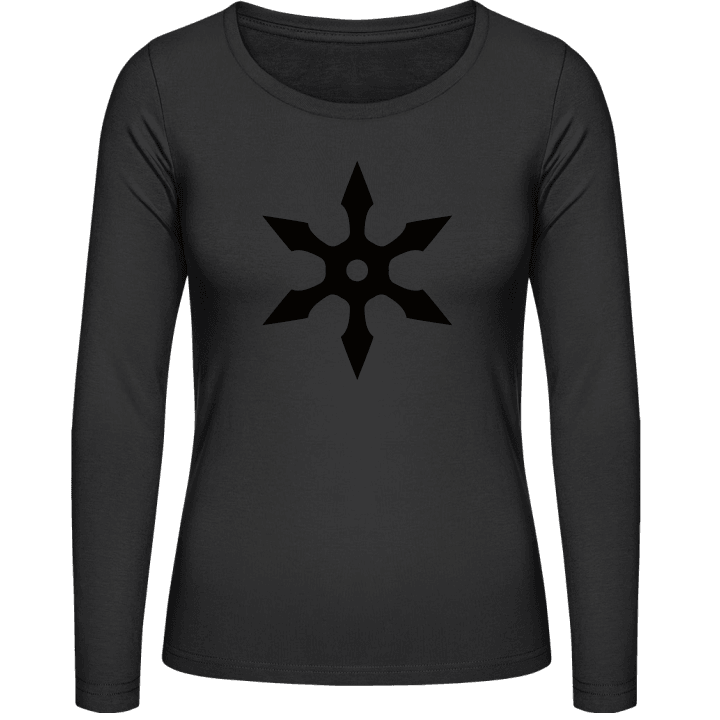 Ninja Star T-shirt à manches longues pour femmes contain pic