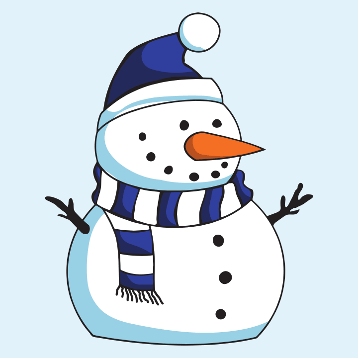 Snowman Illustration Kitchen Apron 0 image