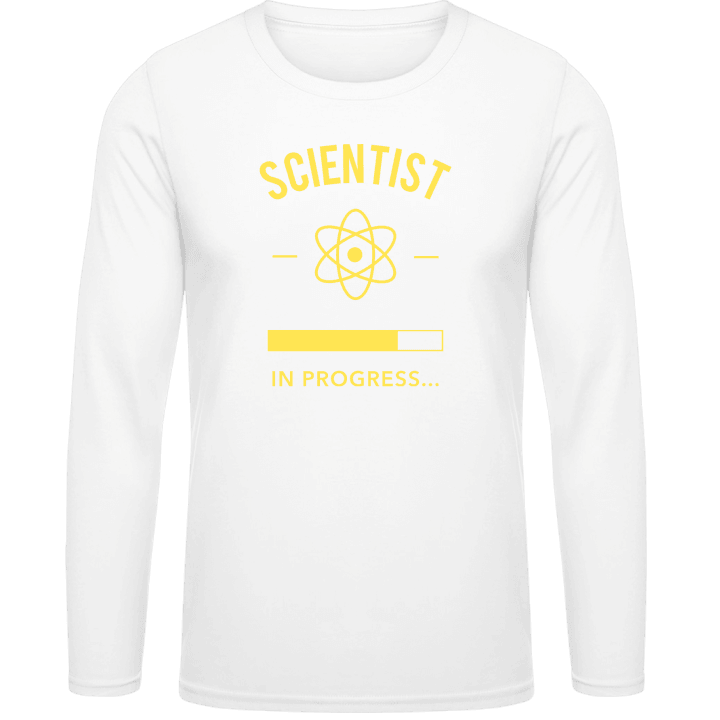Scientist in Progress Langarmshirt contain pic