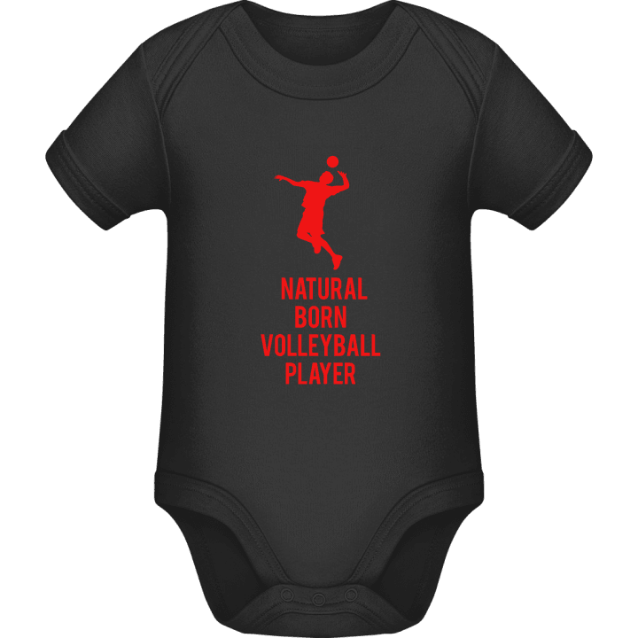 Natural Born Volleyball Player Baby romper kostym contain pic