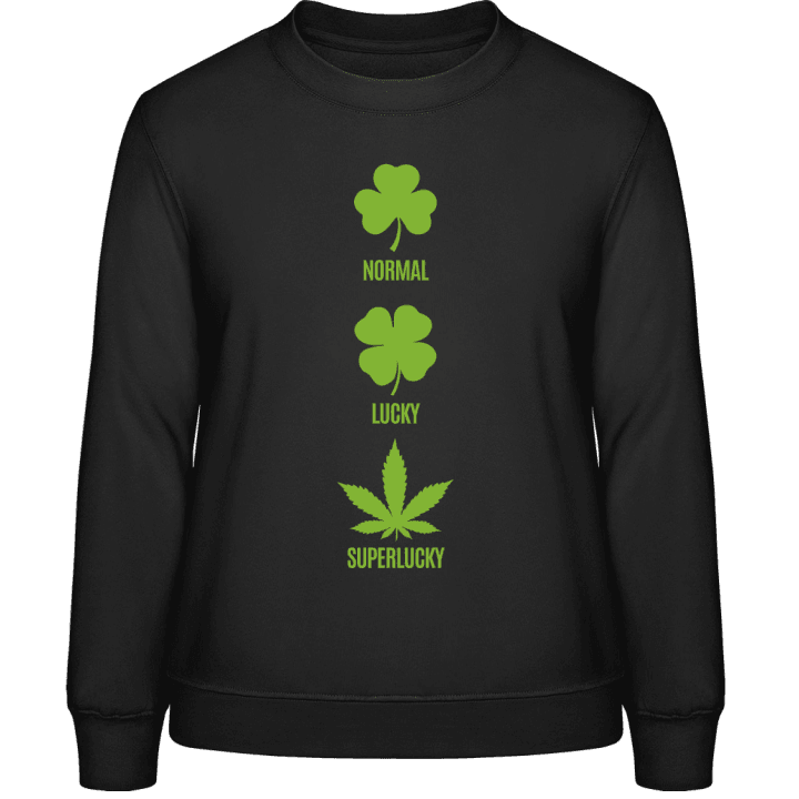 Normal Lucky Superlucky Sweat-shirt pour femme contain pic