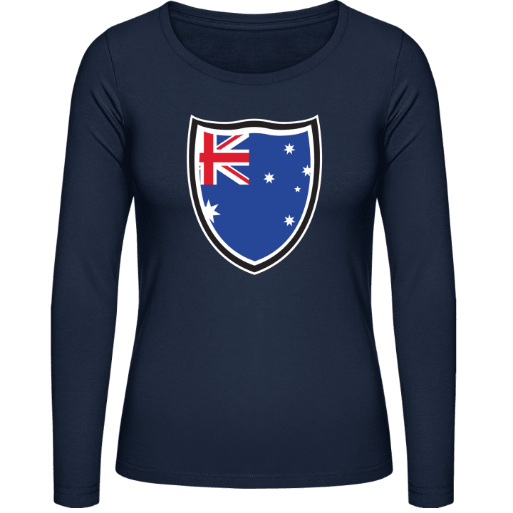 Australia Shield Flag Langermet skjorte for kvinner contain pic