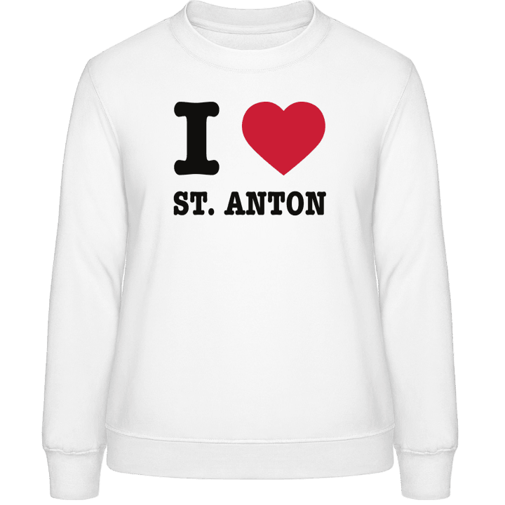 I Love St. Anton Vrouwen Sweatshirt contain pic