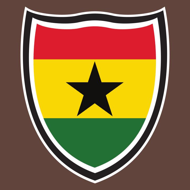 Ghana Flag Shield T-shirt à manches longues pour femmes 0 image