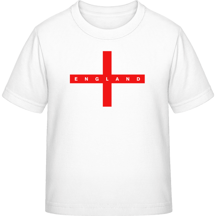 England Flag T-skjorte for barn contain pic