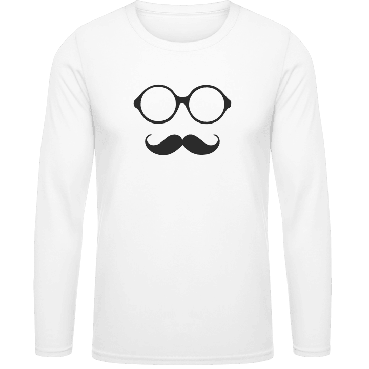 Scientist Moustache Shirt met lange mouwen contain pic