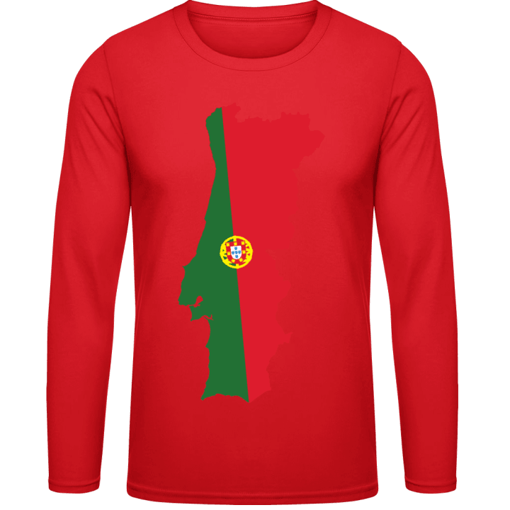 Portugal Map Long Sleeve Shirt contain pic