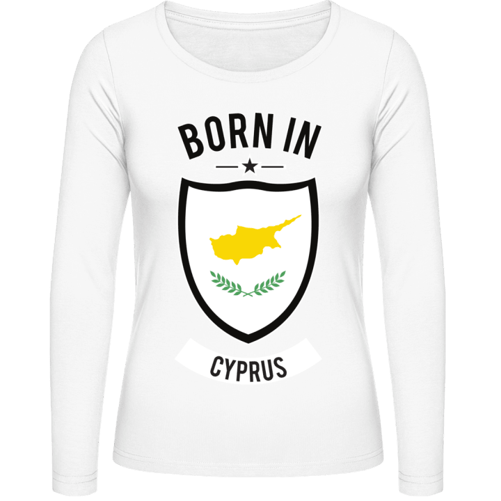Born in Cyprus Langærmet skjorte til kvinder 0 image