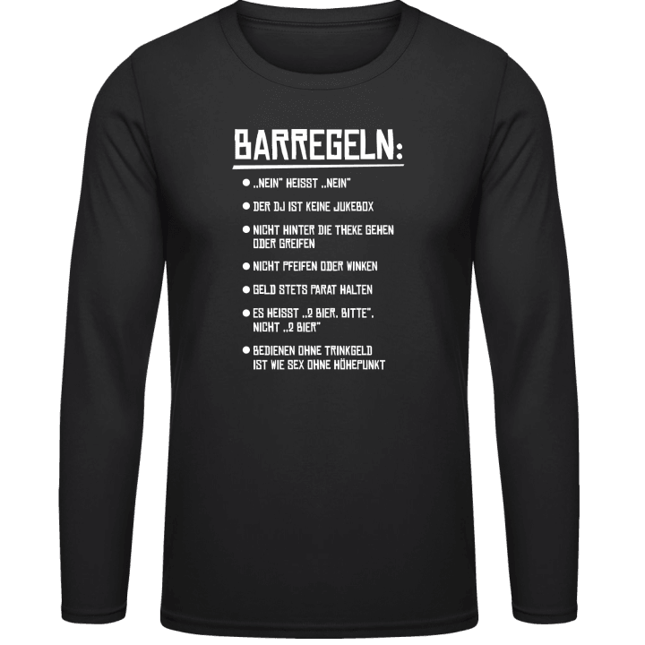 Barregeln Langarmshirt contain pic