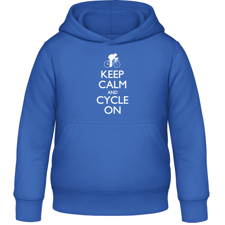 Keep Calm and Cycle on Kinder Kapuzenpulli contain pic