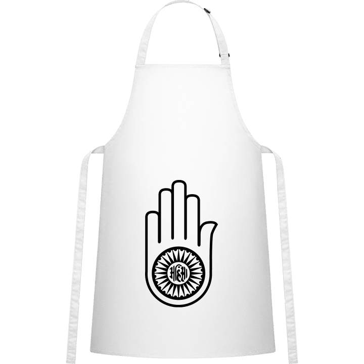 Jainism Hand Kitchen Apron contain pic