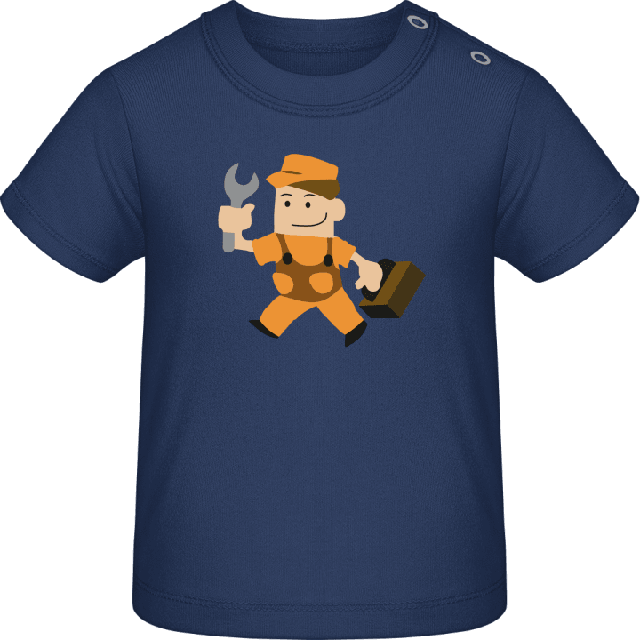 Car Mechanic Illustration Baby T-Shirt contain pic