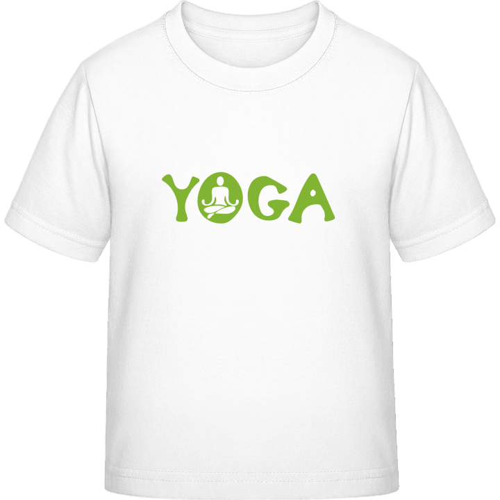 Yoga Meditation Sitting T-skjorte for barn contain pic
