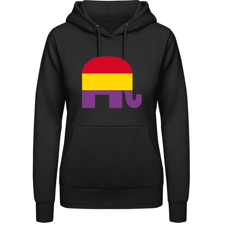 Elefante Republicano Sudadera con capucha para mujer contain pic
