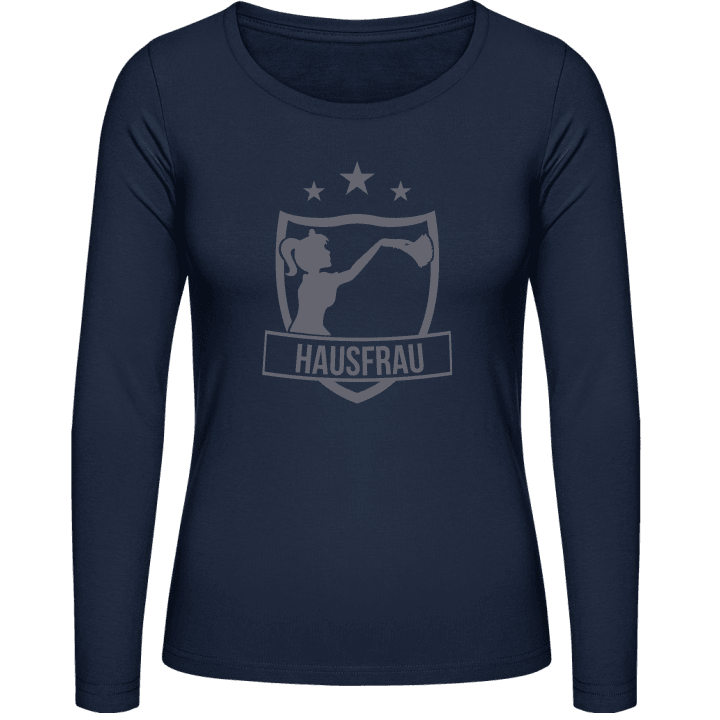 Hausfrau Star T-shirt à manches longues pour femmes contain pic