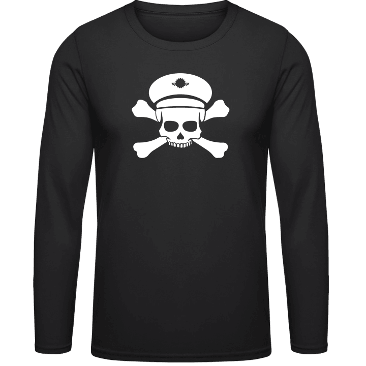 Pilot Skull Long Sleeve Shirt contain pic