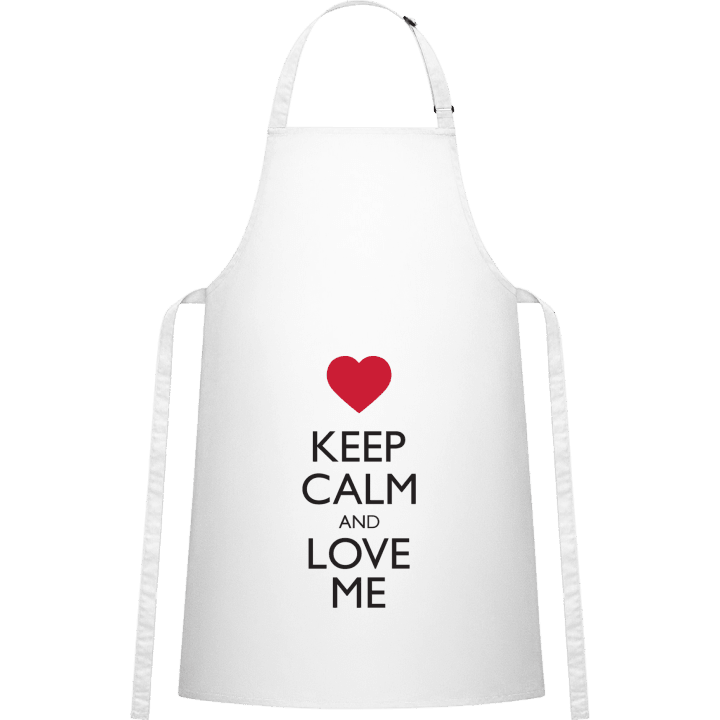 Keep Calm And Love Me Kitchen Apron contain pic