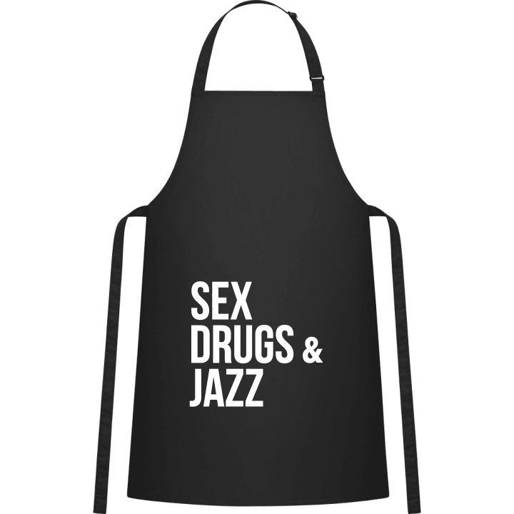 Sex Drugs Jazz Delantal de cocina contain pic