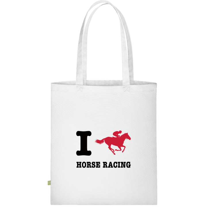 I Love Horse Racing Stofftasche contain pic