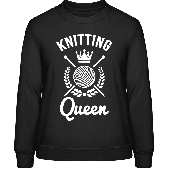 Knitting Queen Frauen Sweatshirt 0 image