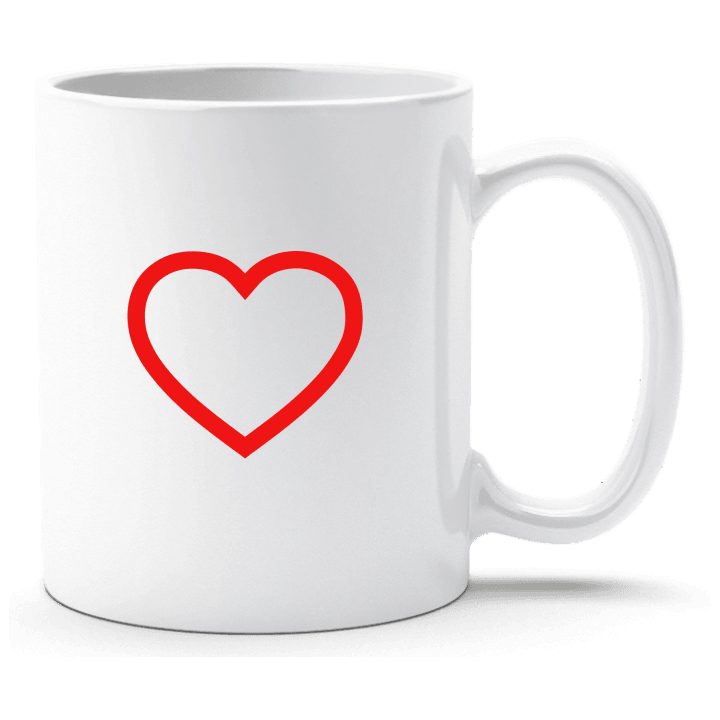 Heart Outline Tasse contain pic